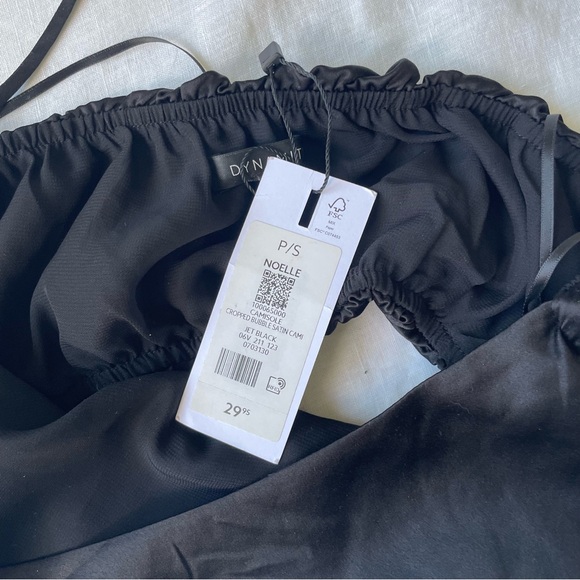 Dynamite Black Ruched Bandeau Top - Picture 4 of 4